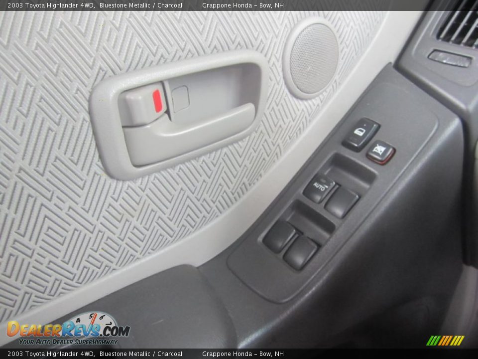 2003 Toyota Highlander 4WD Bluestone Metallic / Charcoal Photo #23