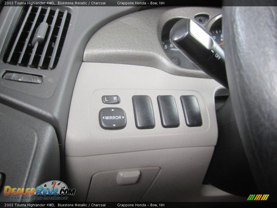 2003 Toyota Highlander 4WD Bluestone Metallic / Charcoal Photo #24