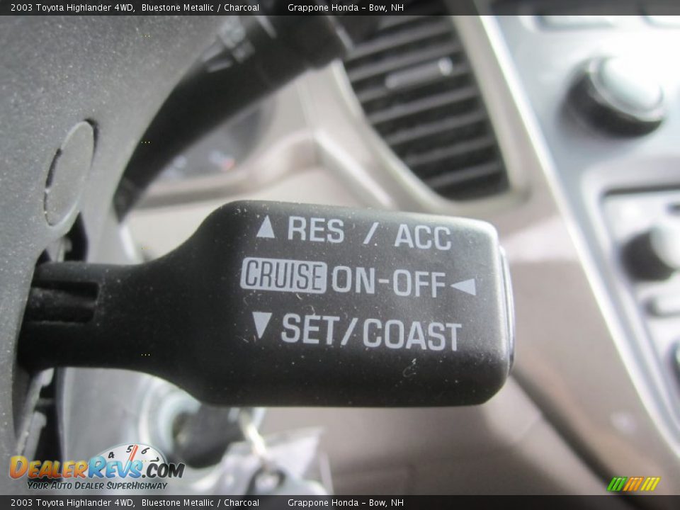 2003 Toyota Highlander 4WD Bluestone Metallic / Charcoal Photo #26