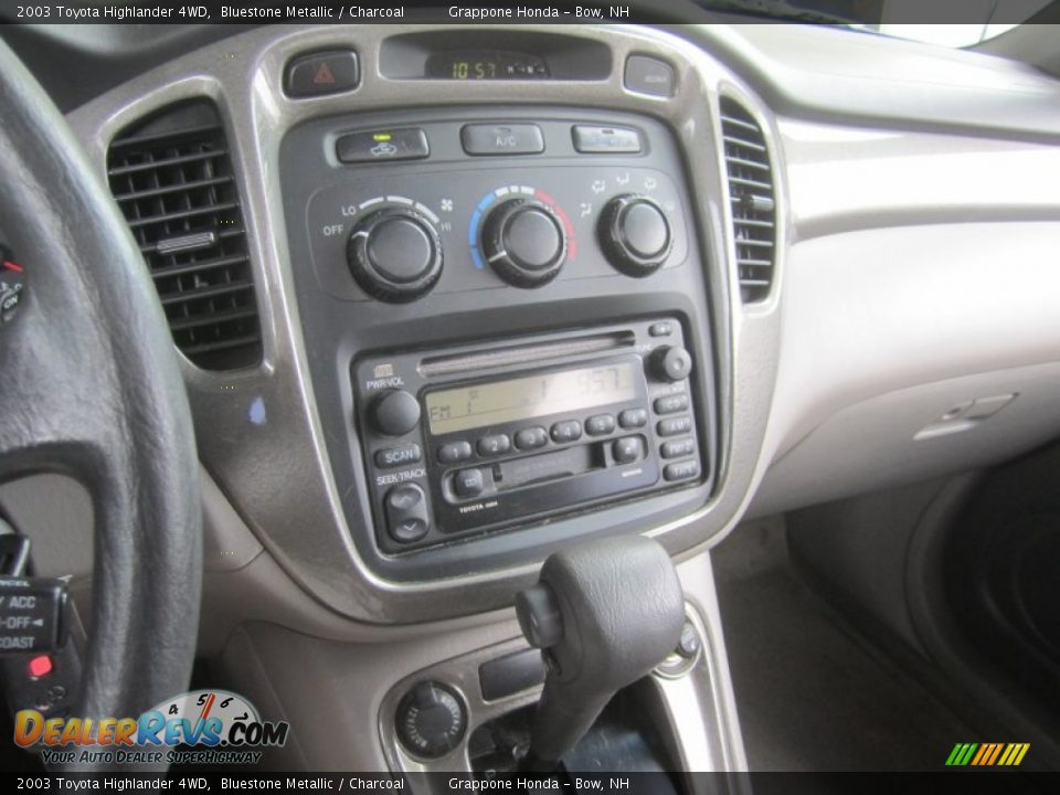 2003 Toyota Highlander 4WD Bluestone Metallic / Charcoal Photo #27