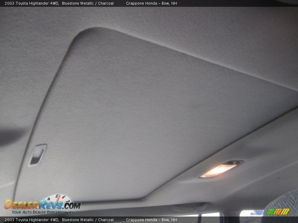 2003 Toyota Highlander 4WD Bluestone Metallic / Charcoal Photo #29