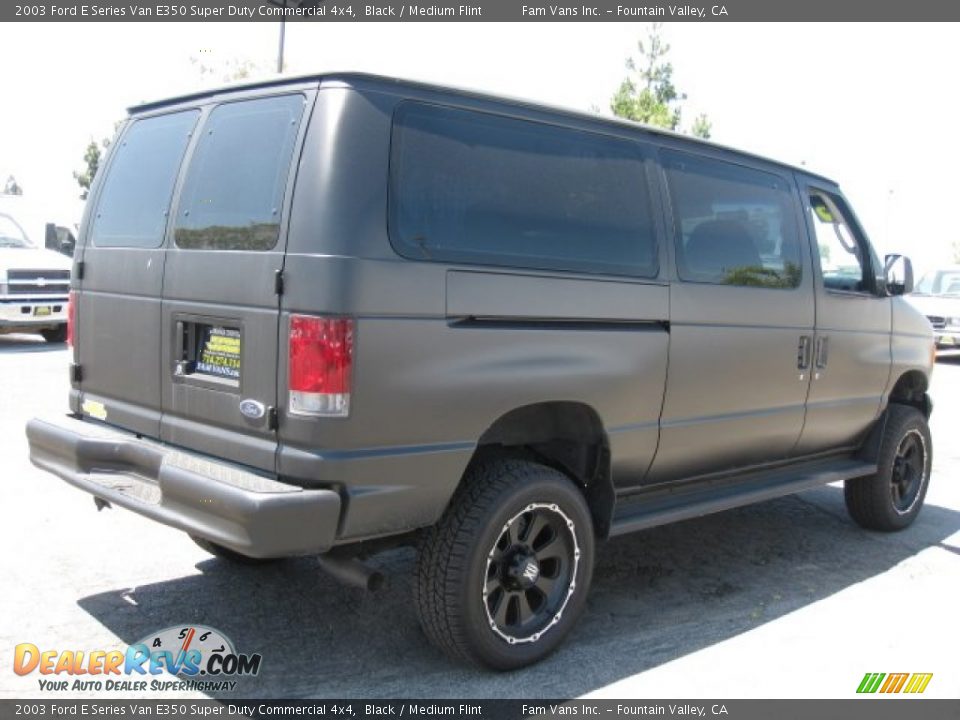 2003 Ford E Series Van E350 Super Duty Commercial 4x4 Black / Medium Flint Photo #9