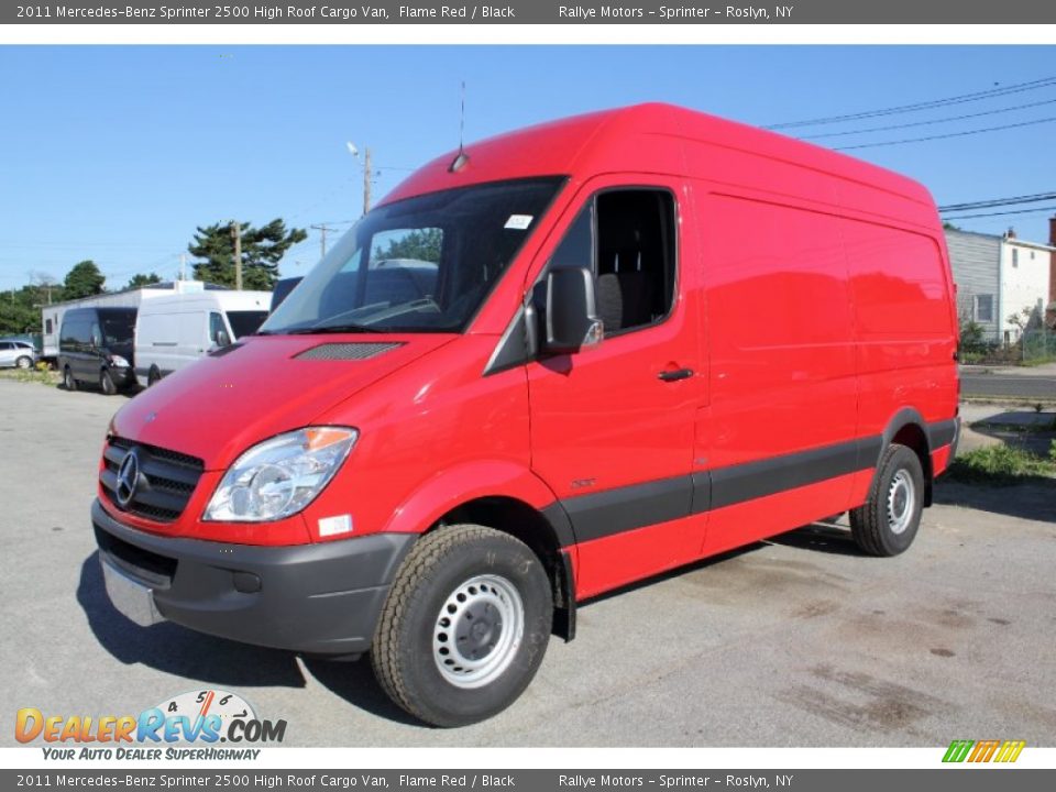 Front 3/4 View of 2011 Mercedes-Benz Sprinter 2500 High Roof Cargo Van Photo #1