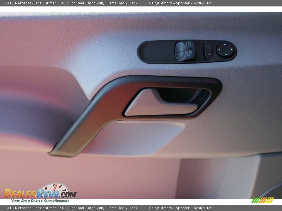 2011 Mercedes-Benz Sprinter 2500 High Roof Cargo Van Flame Red / Black Photo #9
