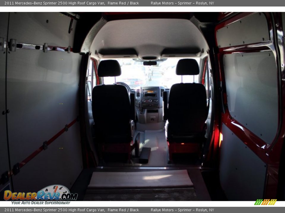 2011 Mercedes-Benz Sprinter 2500 High Roof Cargo Van Flame Red / Black Photo #15