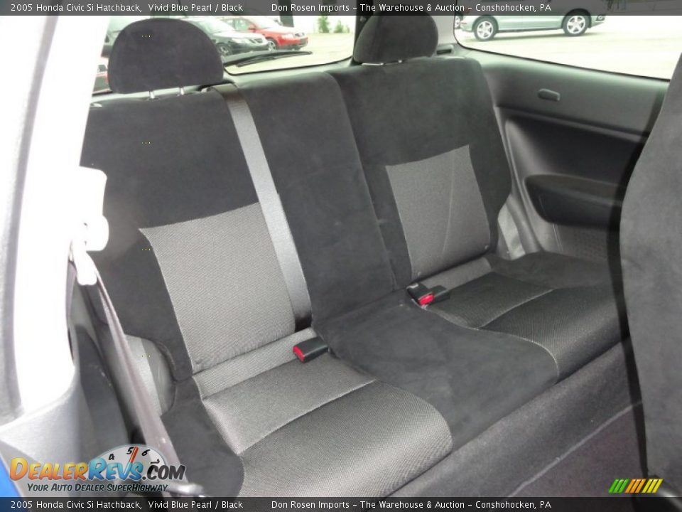 Black Interior - 2005 Honda Civic Si Hatchback Photo #23