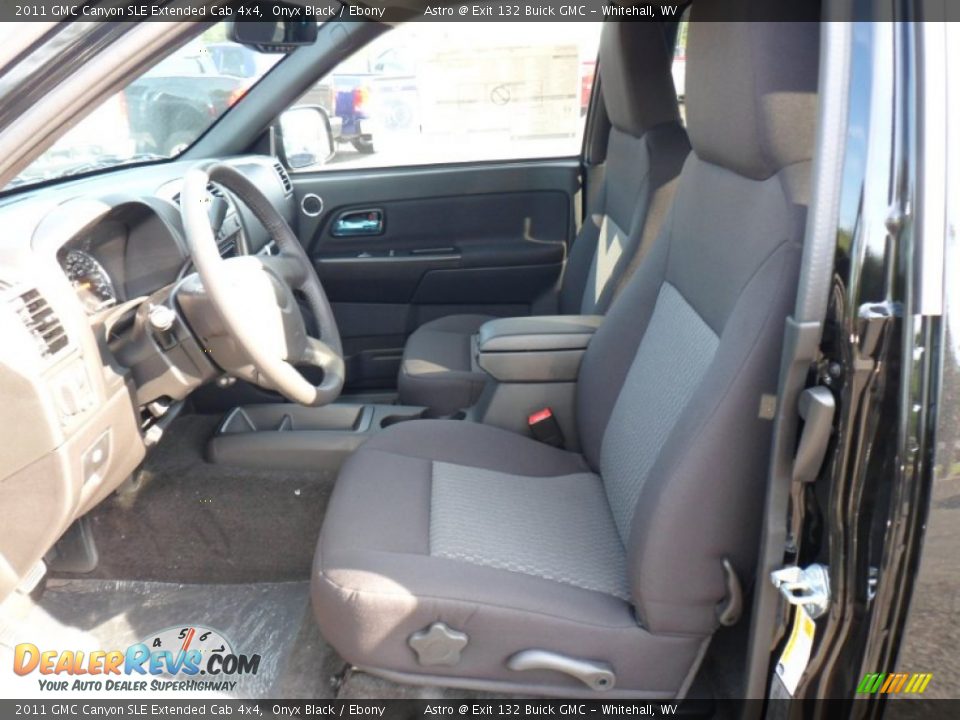 2011 GMC Canyon SLE Extended Cab 4x4 Onyx Black / Ebony Photo #10