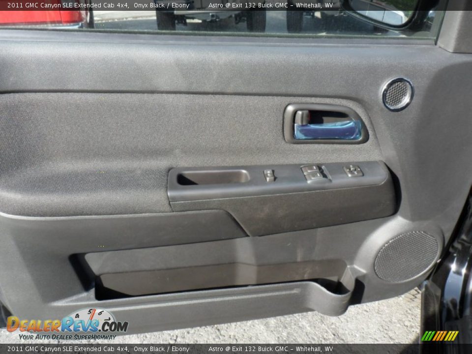 2011 GMC Canyon SLE Extended Cab 4x4 Onyx Black / Ebony Photo #12