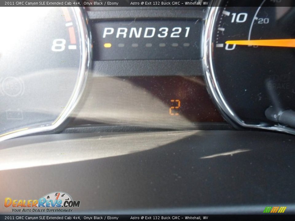 2011 GMC Canyon SLE Extended Cab 4x4 Onyx Black / Ebony Photo #20