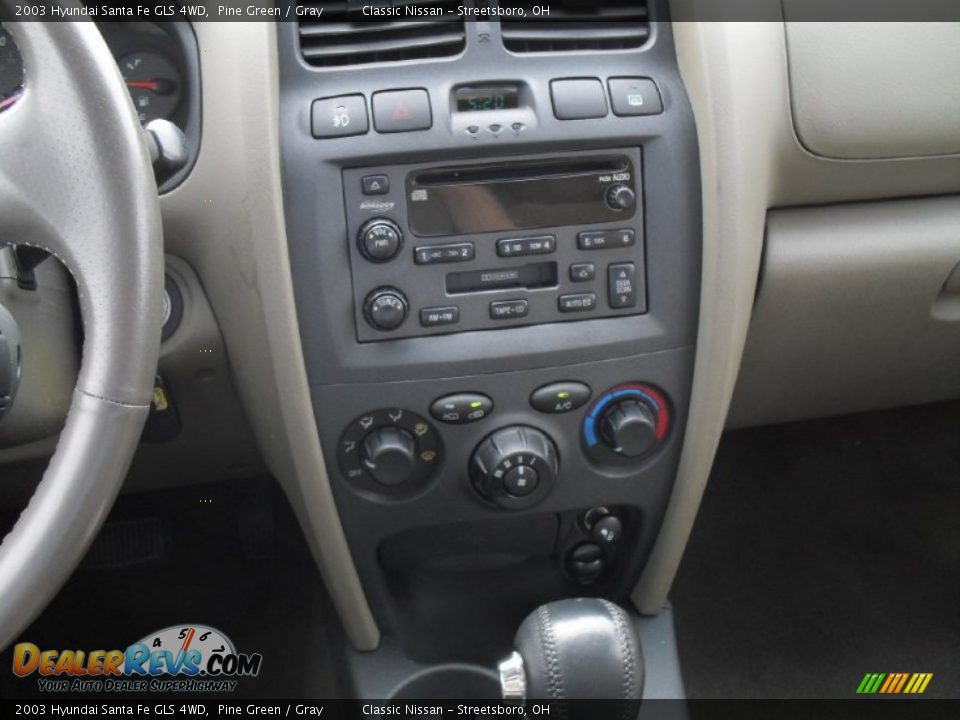 2003 Hyundai Santa Fe GLS 4WD Pine Green / Gray Photo #19