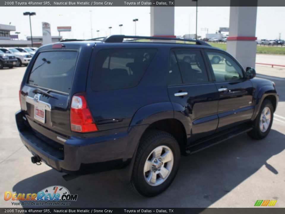 2008 Toyota 4Runner SR5 Nautical Blue Metallic / Stone Gray Photo #4