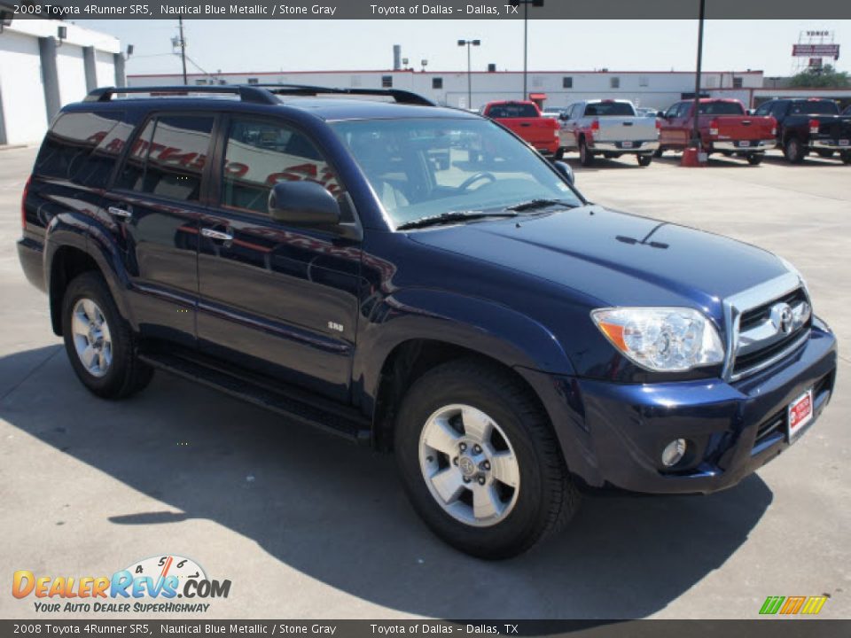 2008 Toyota 4Runner SR5 Nautical Blue Metallic / Stone Gray Photo #6