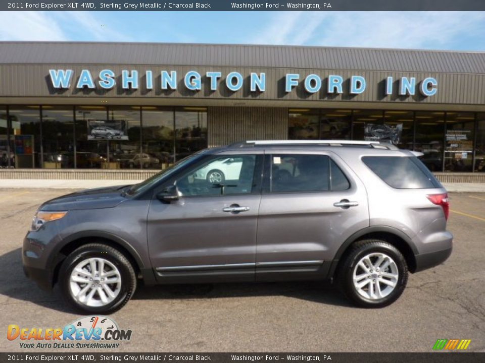 2011 Ford Explorer XLT 4WD Sterling Grey Metallic / Charcoal Black Photo #1