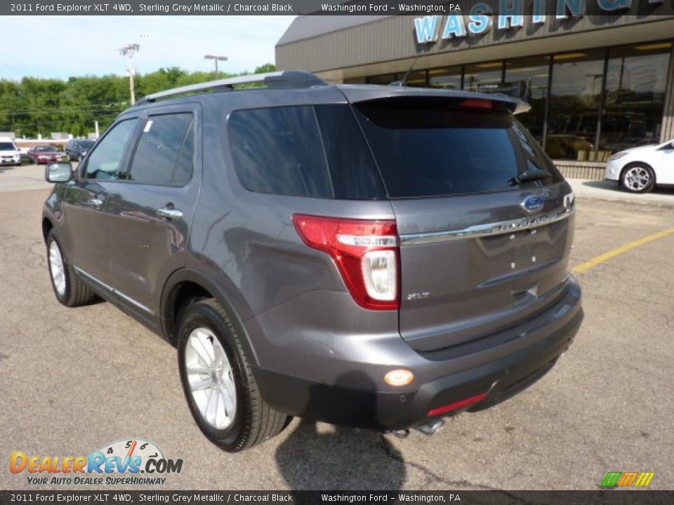 2011 Ford Explorer XLT 4WD Sterling Grey Metallic / Charcoal Black Photo #2