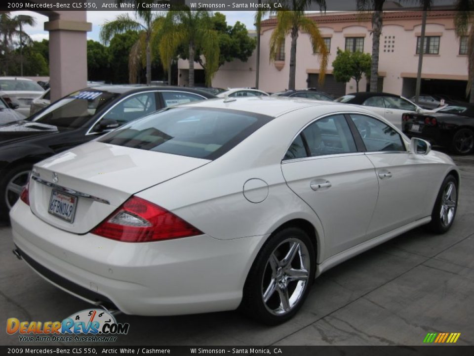 2009 Mercedes benz cls550 white #1