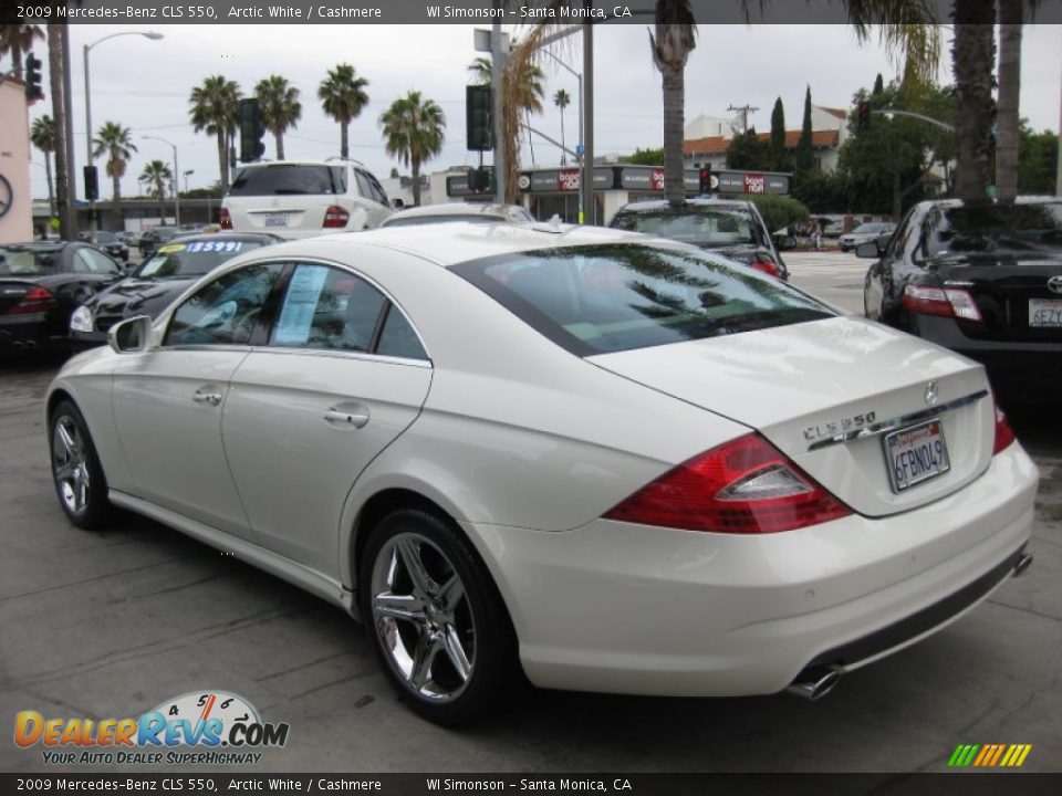 2009 Mercedes benz cls550 white #5