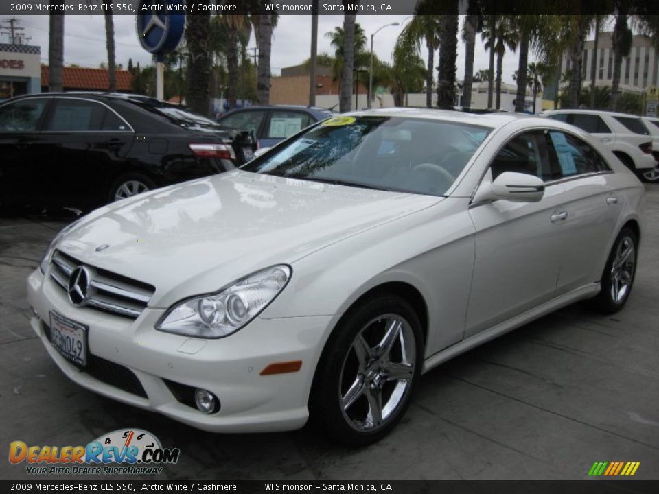 2009 Mercedes benz cls550 white #2