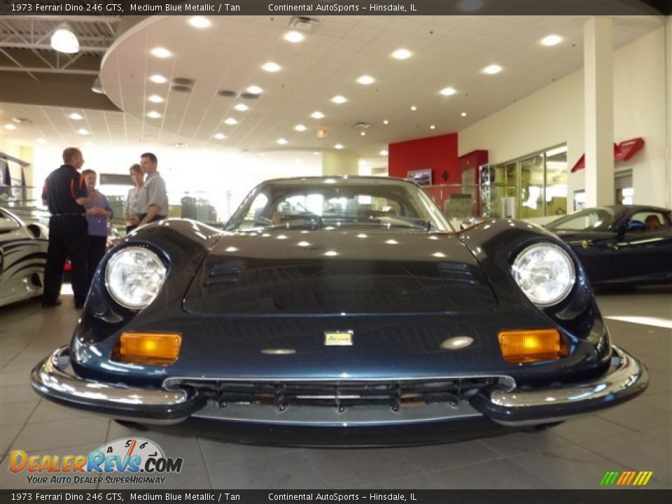 Medium Blue Metallic 1973 Ferrari Dino 246 GTS Photo #6