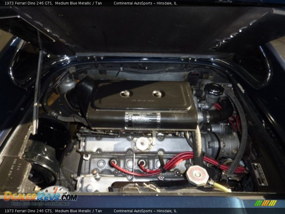 1973 Ferrari Dino 246 GTS 2.4 Liter DOHC 12-Valve V6 Engine Photo #13