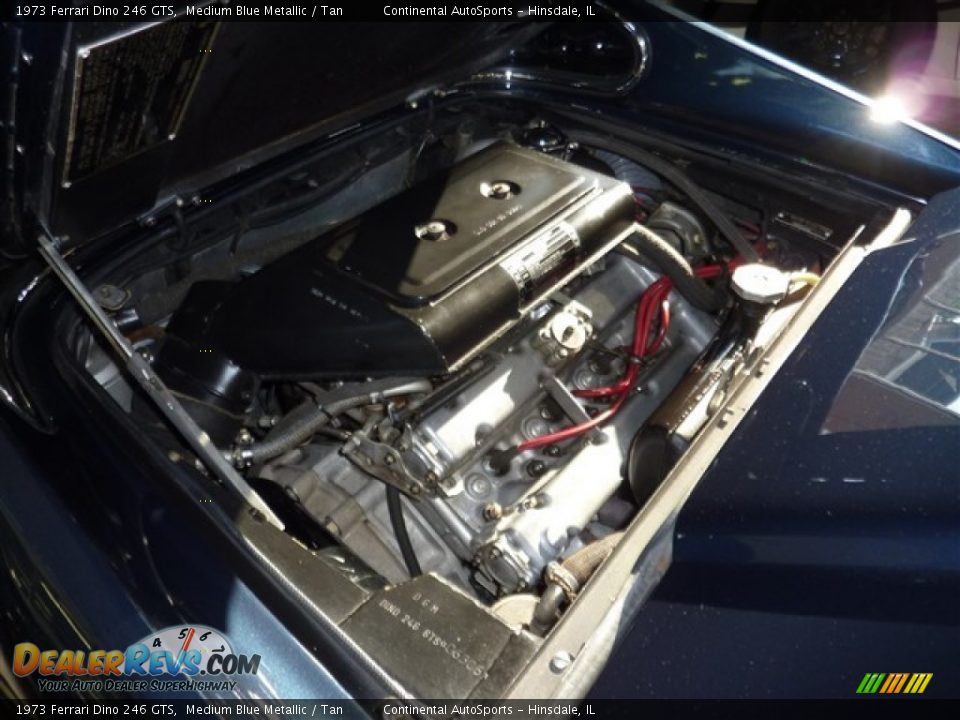 1973 Ferrari Dino 246 GTS 2.4 Liter DOHC 12-Valve V6 Engine Photo #14