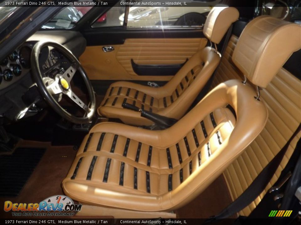 Tan Interior - 1973 Ferrari Dino 246 GTS Photo #18