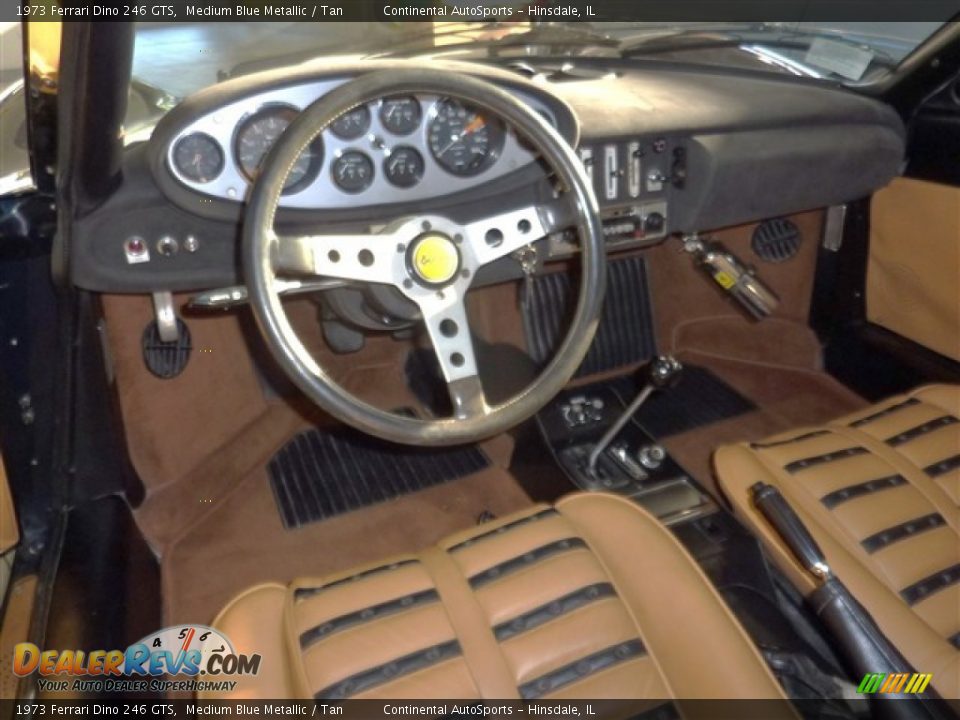 Tan Interior - 1973 Ferrari Dino 246 GTS Photo #20