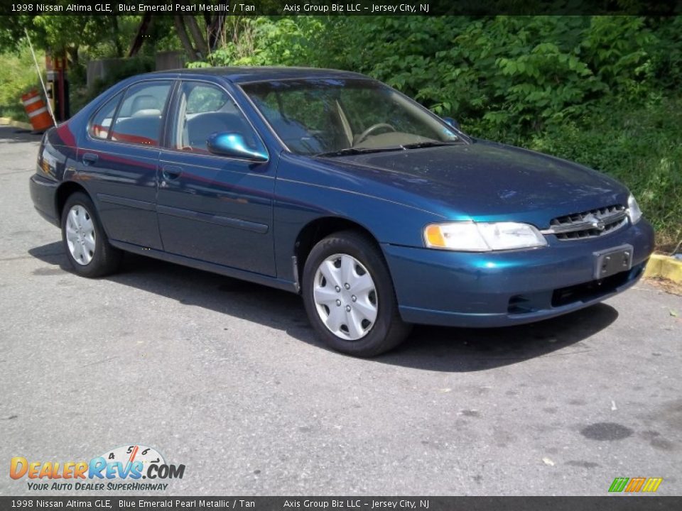 1998 Nissan Altima GLE Blue Emerald Pearl Metallic / Tan Photo #5