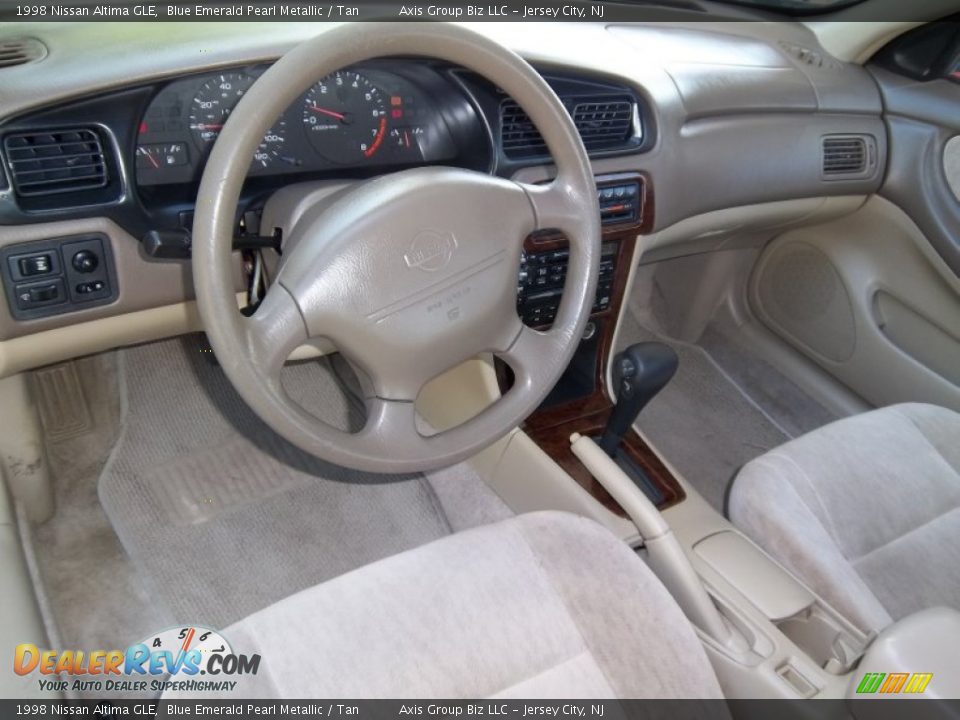 1998 Nissan Altima GLE Blue Emerald Pearl Metallic / Tan Photo #7