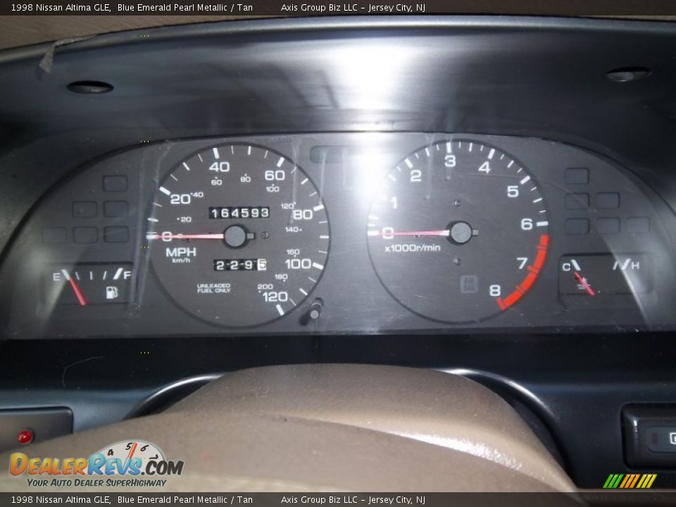 1998 Nissan Altima GLE Blue Emerald Pearl Metallic / Tan Photo #11