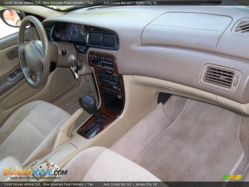 1998 Nissan Altima GLE Blue Emerald Pearl Metallic / Tan Photo #14