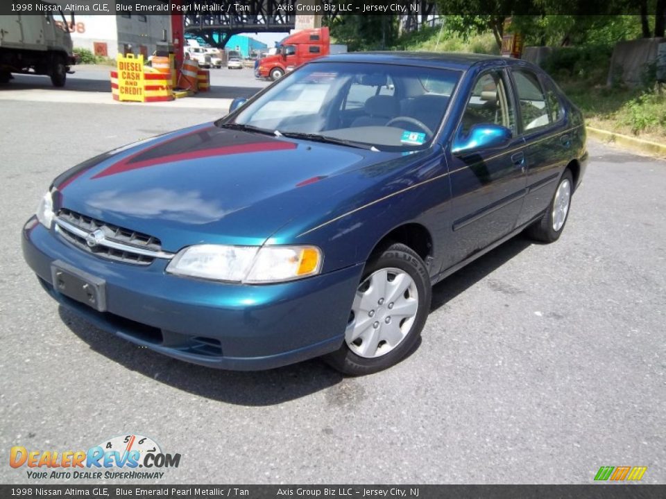 1998 Nissan Altima GLE Blue Emerald Pearl Metallic / Tan Photo #19