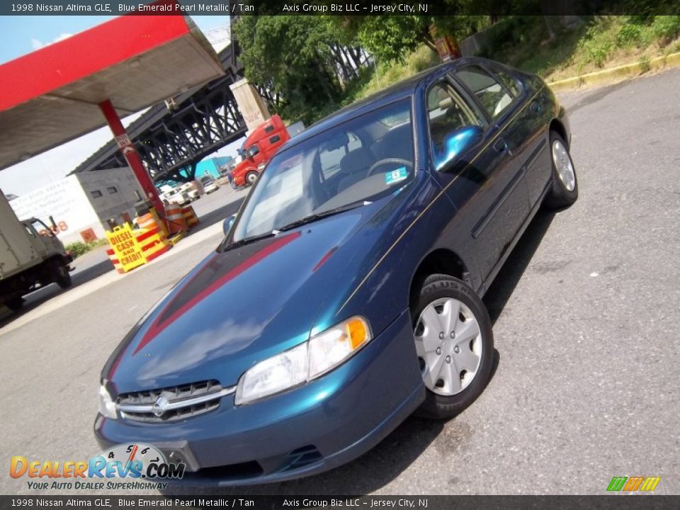 1998 Nissan Altima GLE Blue Emerald Pearl Metallic / Tan Photo #20