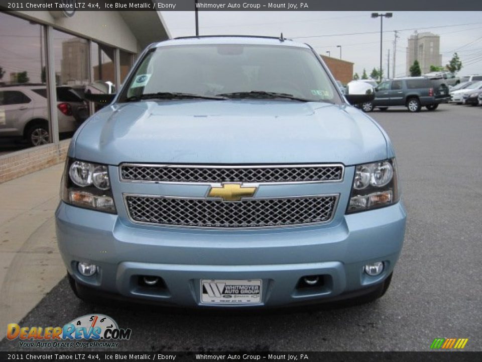 2011 Chevrolet Tahoe LTZ 4x4 Ice Blue Metallic / Ebony Photo #3