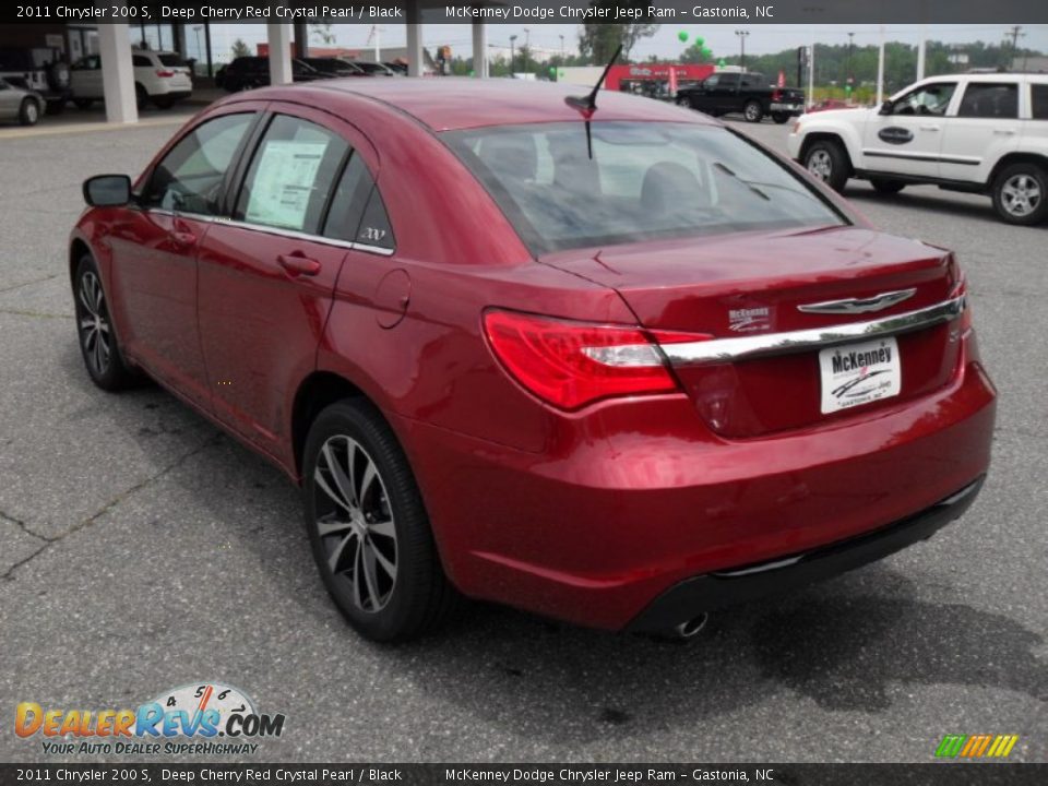 2011 Chrysler 200 S Deep Cherry Red Crystal Pearl / Black Photo #2