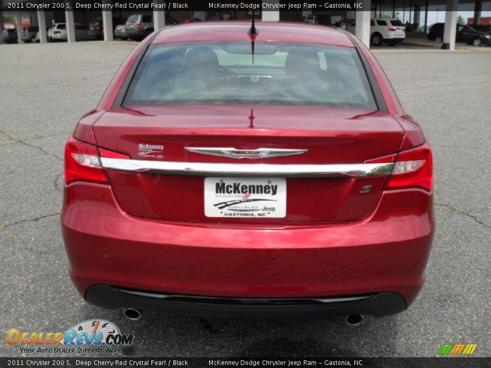 2011 Chrysler 200 S Deep Cherry Red Crystal Pearl / Black Photo #3