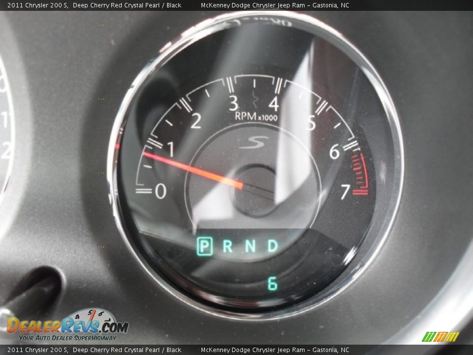 2011 Chrysler 200 S Deep Cherry Red Crystal Pearl / Black Photo #15