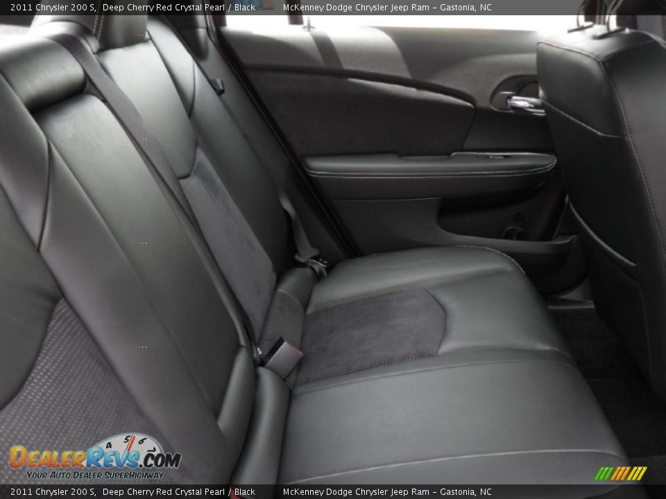 2011 Chrysler 200 S Deep Cherry Red Crystal Pearl / Black Photo #20