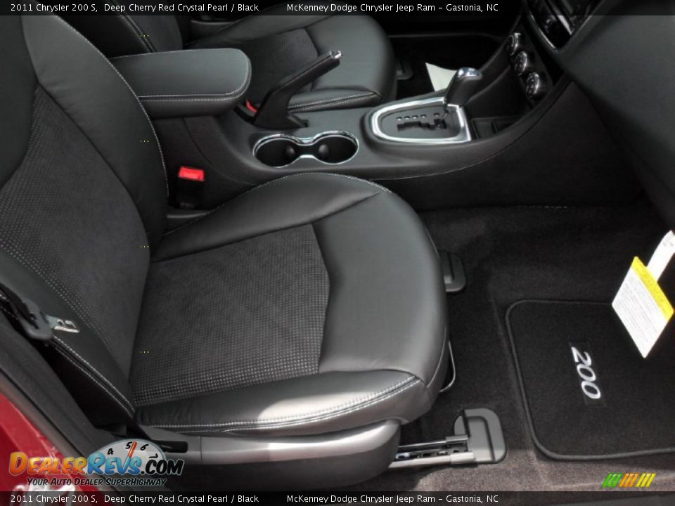 2011 Chrysler 200 S Deep Cherry Red Crystal Pearl / Black Photo #21