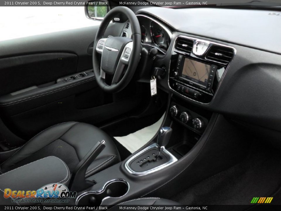 2011 Chrysler 200 S Deep Cherry Red Crystal Pearl / Black Photo #22
