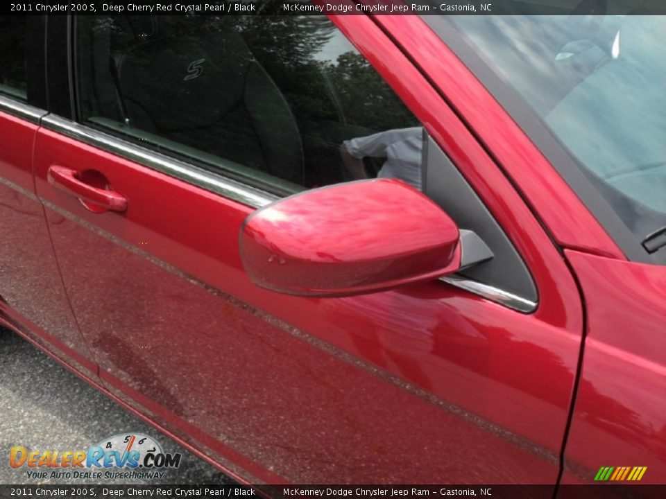 2011 Chrysler 200 S Deep Cherry Red Crystal Pearl / Black Photo #24
