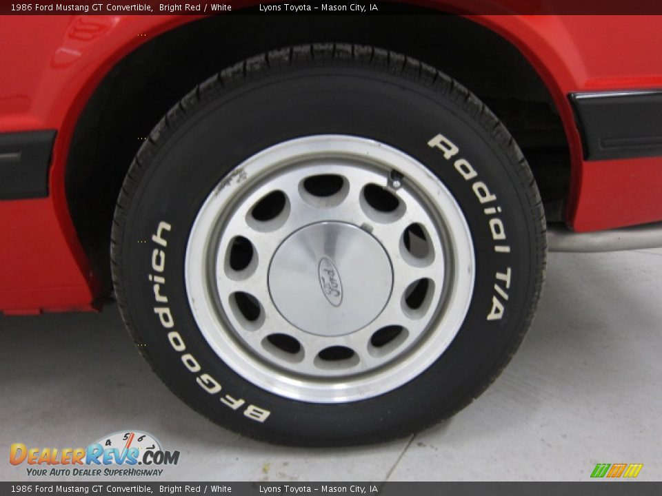 1986 Ford Mustang GT Convertible Wheel Photo #6