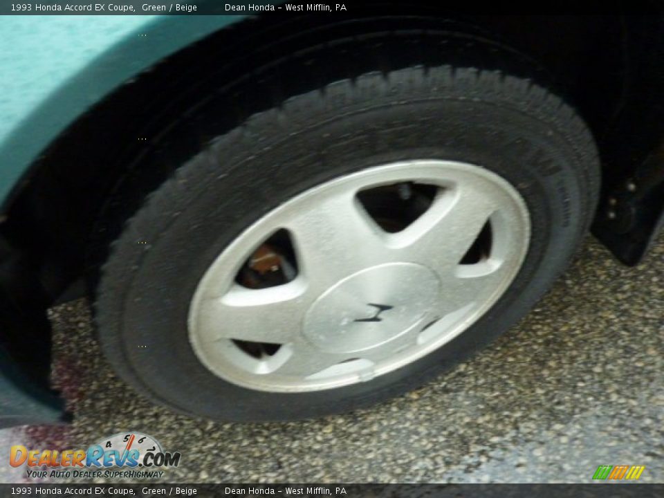 1993 Honda Accord EX Coupe Green / Beige Photo #7