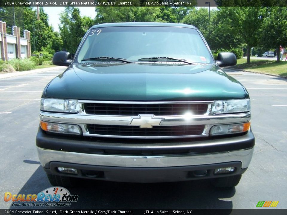 2004 Chevrolet Tahoe LS 4x4 Dark Green Metallic / Gray/Dark Charcoal Photo #2