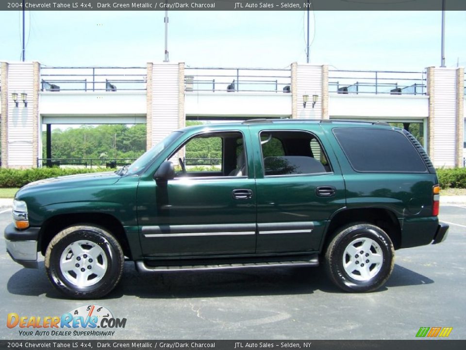 Dark Green Metallic 2004 Chevrolet Tahoe LS 4x4 Photo #3