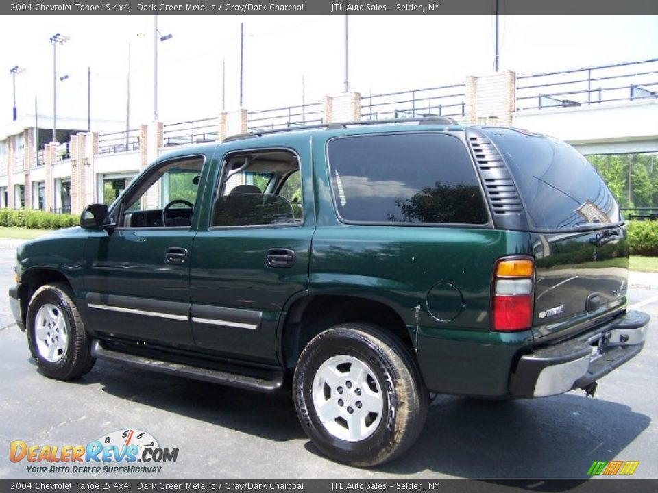 Dark Green Metallic 2004 Chevrolet Tahoe LS 4x4 Photo #4