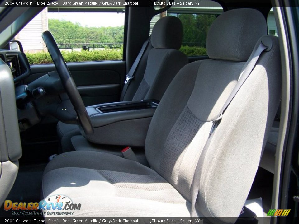 2004 Chevrolet Tahoe LS 4x4 Dark Green Metallic / Gray/Dark Charcoal Photo #9