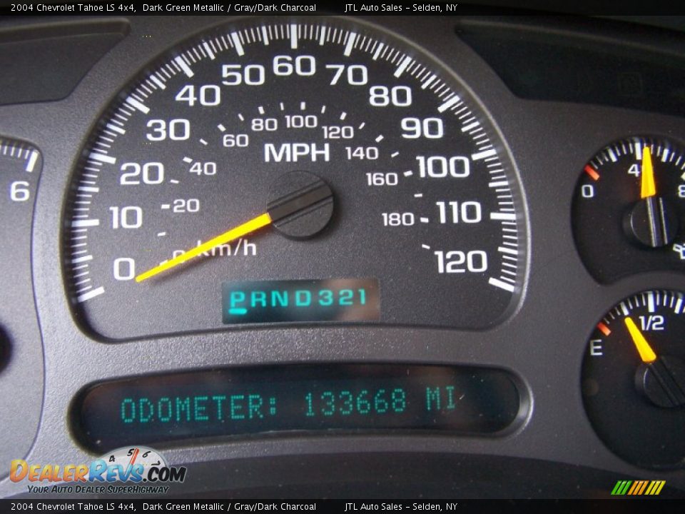 2004 Chevrolet Tahoe LS 4x4 Dark Green Metallic / Gray/Dark Charcoal Photo #12