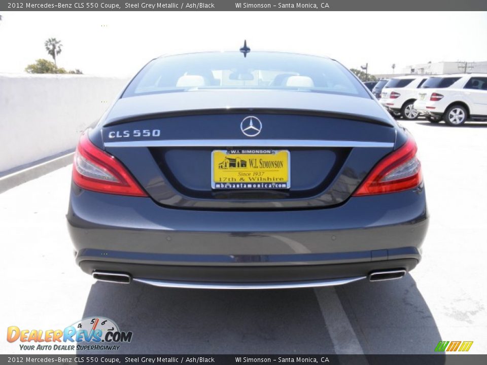 2012 Mercedes-Benz CLS 550 Coupe Steel Grey Metallic / Ash/Black Photo #5