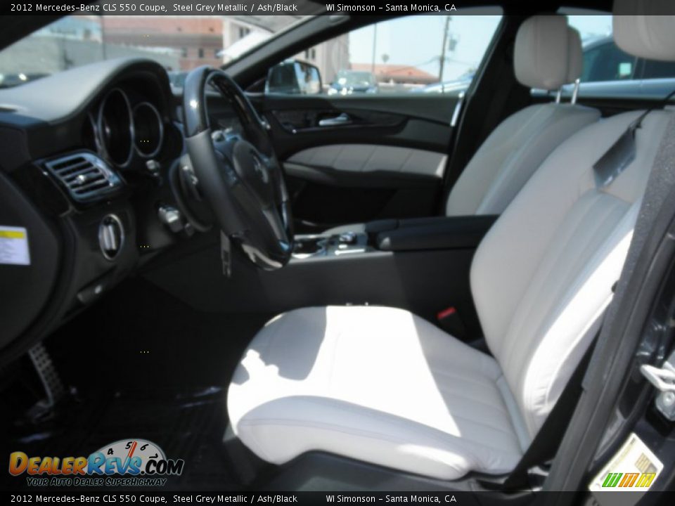 Ash/Black Interior - 2012 Mercedes-Benz CLS 550 Coupe Photo #7