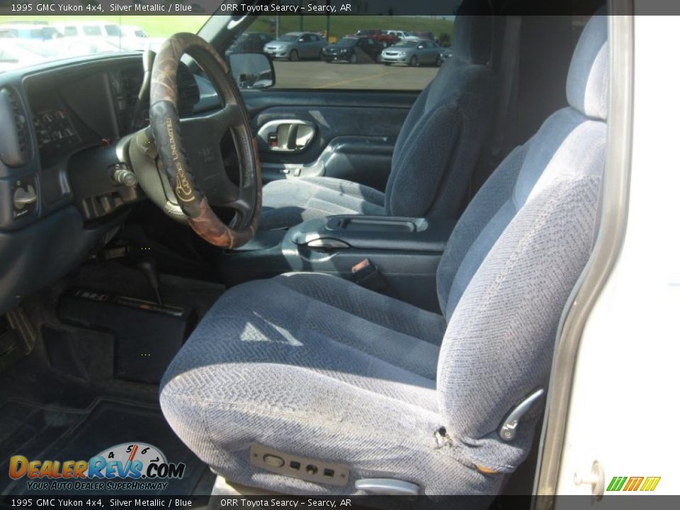 Blue Interior - 1995 GMC Yukon 4x4 Photo #10